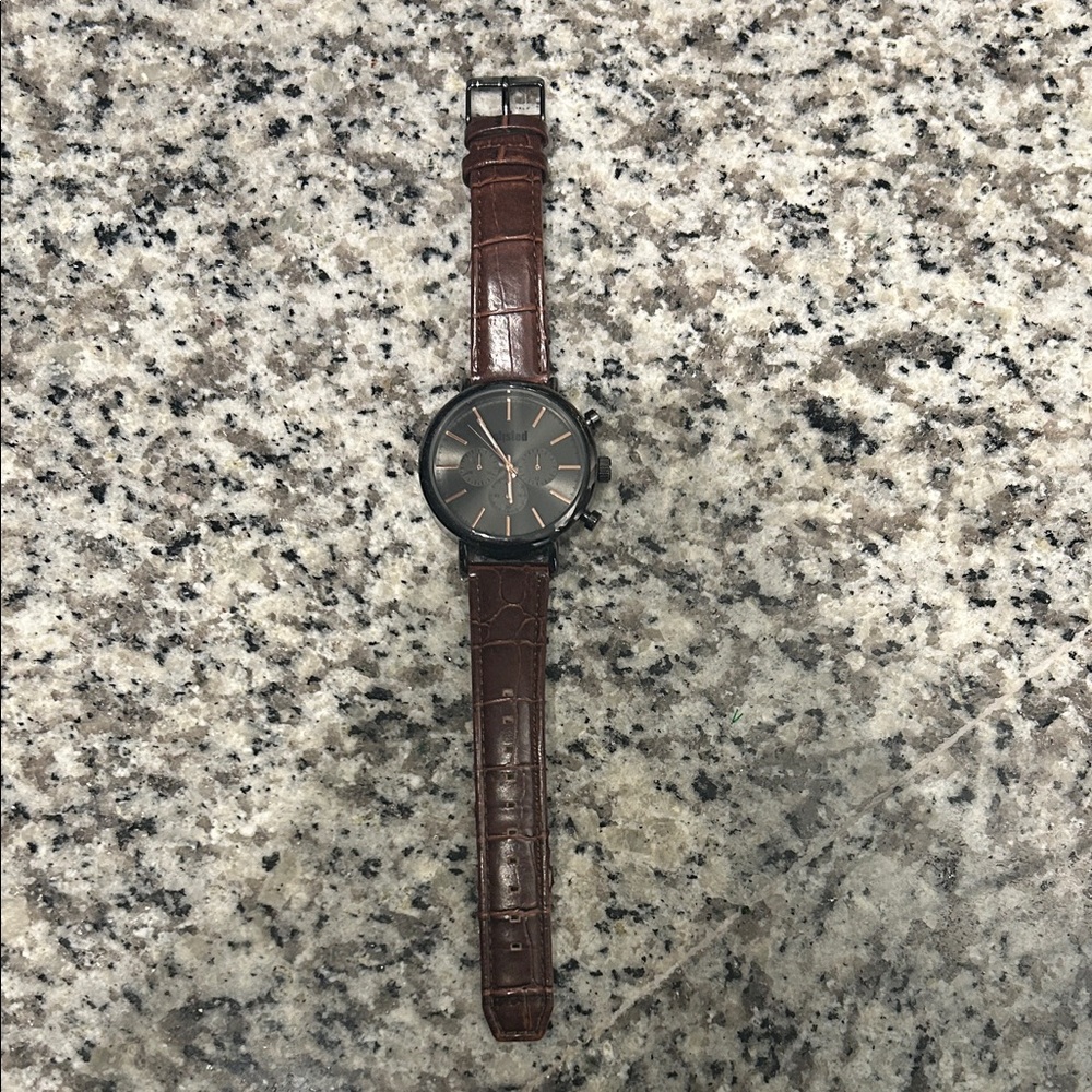 Unlisted Brown and Black Men's Watch